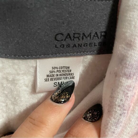 Carmar Tie Dye Star Bling Embellished Oversized Sweatshirt - Picture 8 of 8